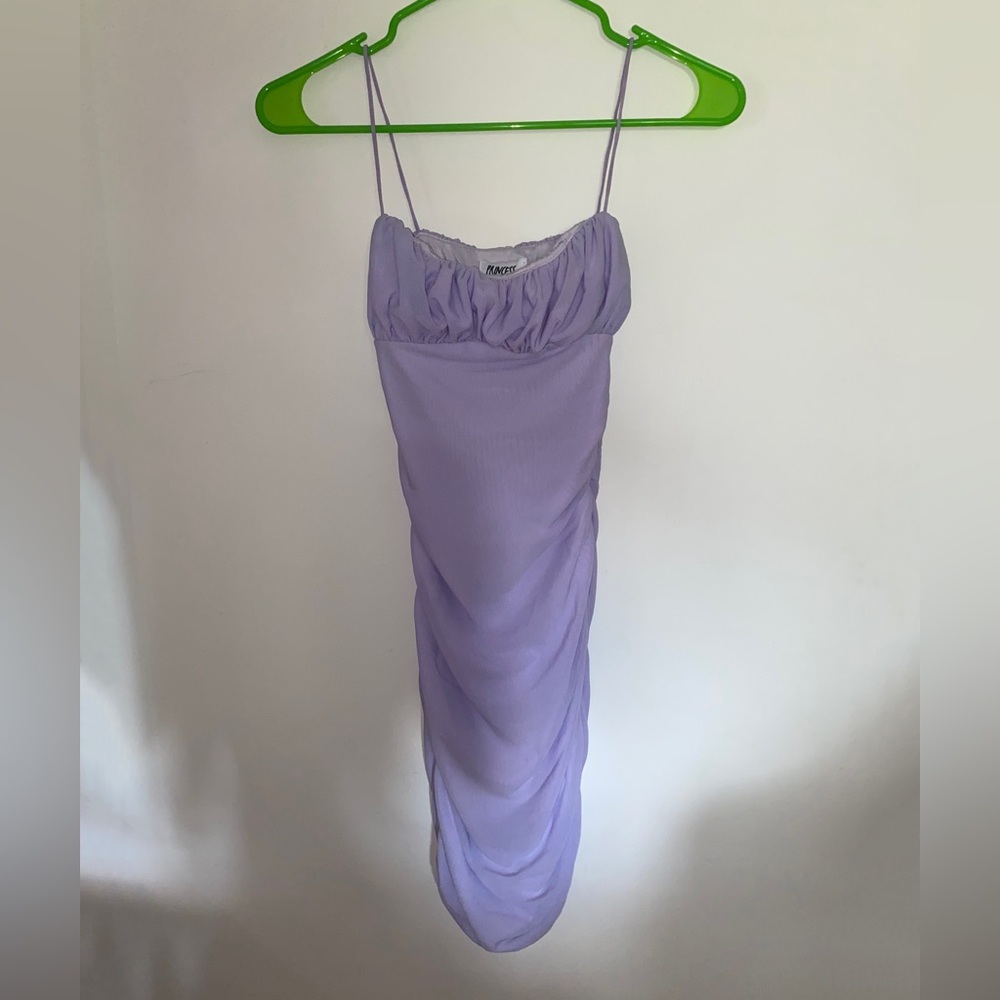 Princess Polly Lilac Ruched Mini Dress